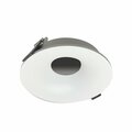 Nora Lighting 2in Iolite LED Sq. Adj. Gimbal, 10-Degree 800lm / 12W, 3500K, Matte White Finish NIOB-2SG35QMPW NIOC-4RNBWW